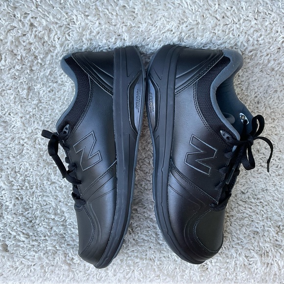 New Balance Black Leather Sneakers Lace Up WW813BK Woman’s Size 12 D Walking - Picture 3 of 13